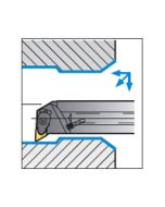 Skärhållare invändigbearbetning för DNMG