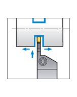 Skärhållare utvändig avstickning för KGMN