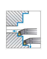 Skärhållare invändigbearbetning för CNMG