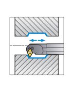 Skärhållare invändigbearbetning för DNMG