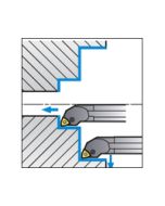 Skärhållare invändigbearbetning för WNMG