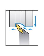 Skärhållare utvändigbearbetning för VBMT & VBGT