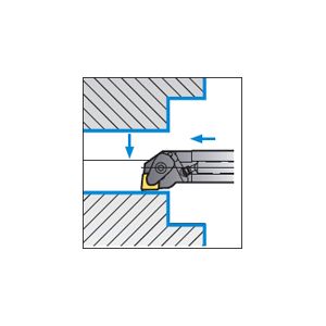 Skärhållare invändigbearbetning för CNMG
