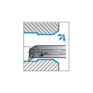 Skärhållare invändigbearbetning för DNMG