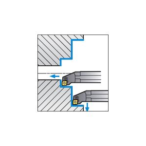 Skärhållare invändigbearbetning för CNMG