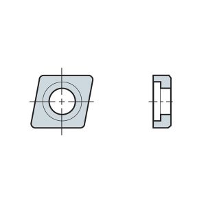 Underläggsplatta Korloy