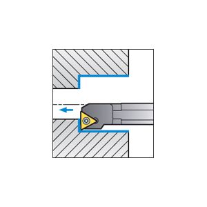 Skärhållare invändigbearbetning för TPMR